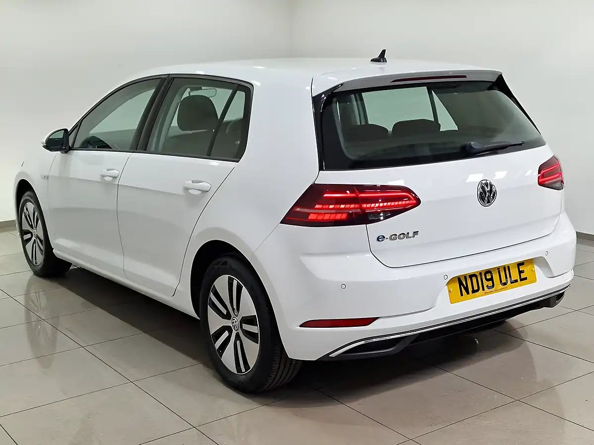 Used 2019 Volkswagen E-Golf White - Interior and Exterior details 4