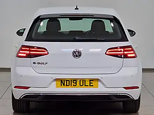Used 2019 Volkswagen E-Golf White - Interior and Exterior details 5