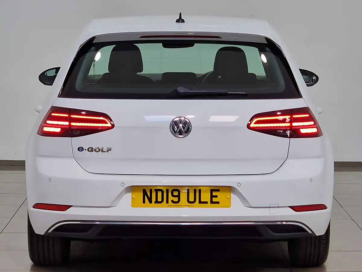 Used 2019 Volkswagen E-Golf White - Interior and Exterior details 5