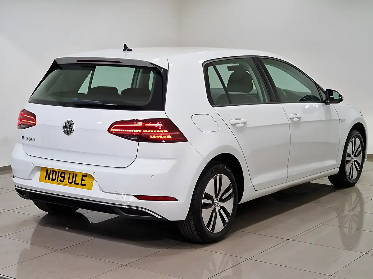 Used 2019 Volkswagen E-Golf White - Interior and Exterior details 6