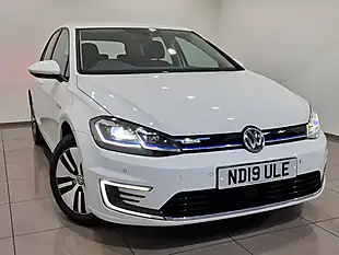 Used 2019 Volkswagen E-Golf White - Interior and Exterior details 8