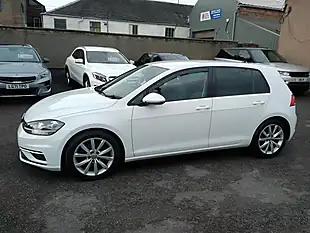 Used 2019 Volkswagen Golf GT White - Interior and Exterior details 2