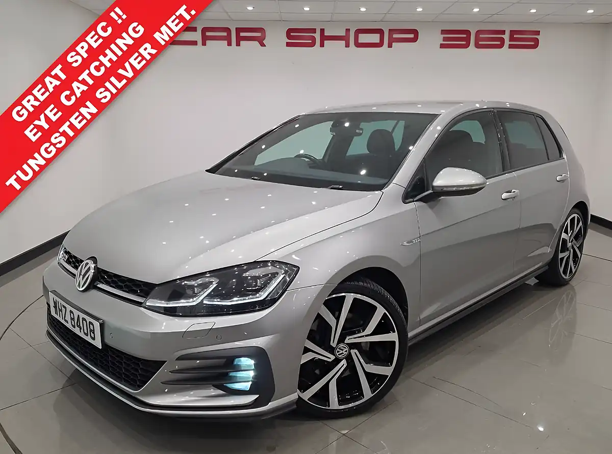 Used 2019 Volkswagen Golf Gtd Silver - Front View