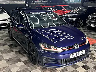 Used 2019 Volkswagen Golf GTI Performance Blue - Interior and Exterior details 5