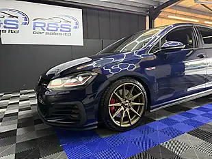 Used 2019 Volkswagen Golf GTI Performance Blue - Interior and Exterior details 16