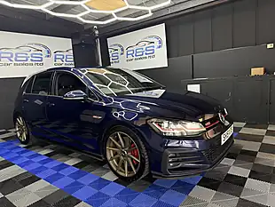 Used 2019 Volkswagen Golf GTI Performance Blue - Interior and Exterior details 2