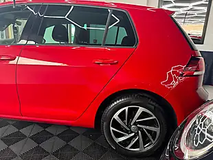 Used 2019 Volkswagen Golf Match Red - Interior and Exterior details 7