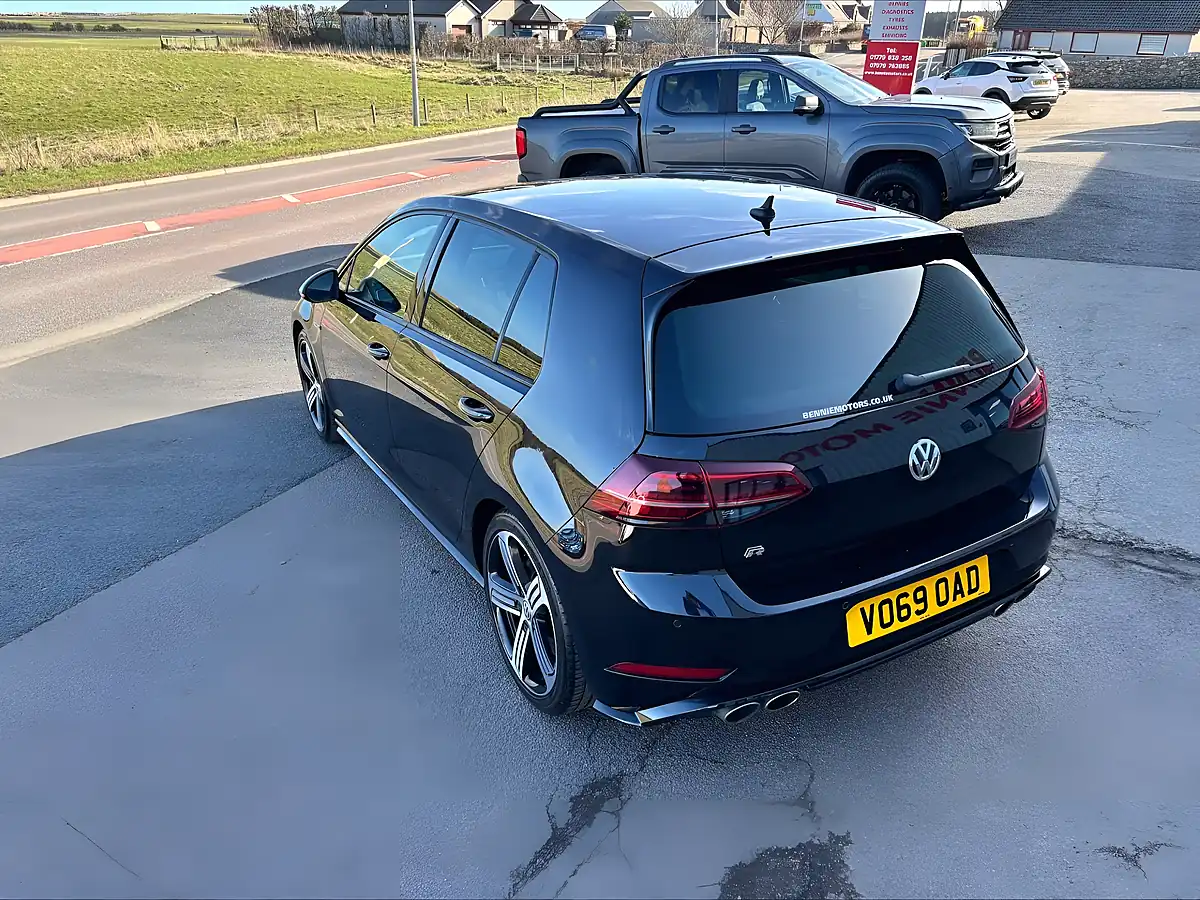 Used 2019 Volkswagen Golf R Black - Interior and Exterior details 12