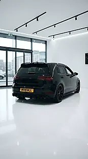 Used 2019 Volkswagen Golf R Black - Interior and Exterior details 10