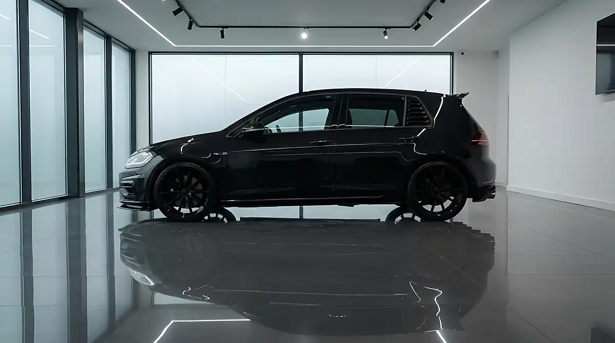 Used 2019 Volkswagen Golf R Black - Interior and Exterior details 13