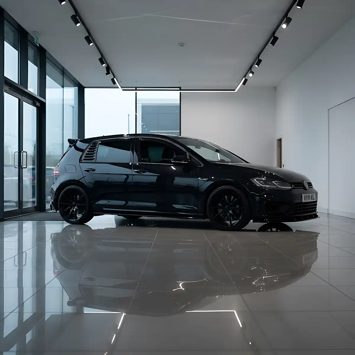 Used 2019 Volkswagen Golf R Black - Interior and Exterior details 14
