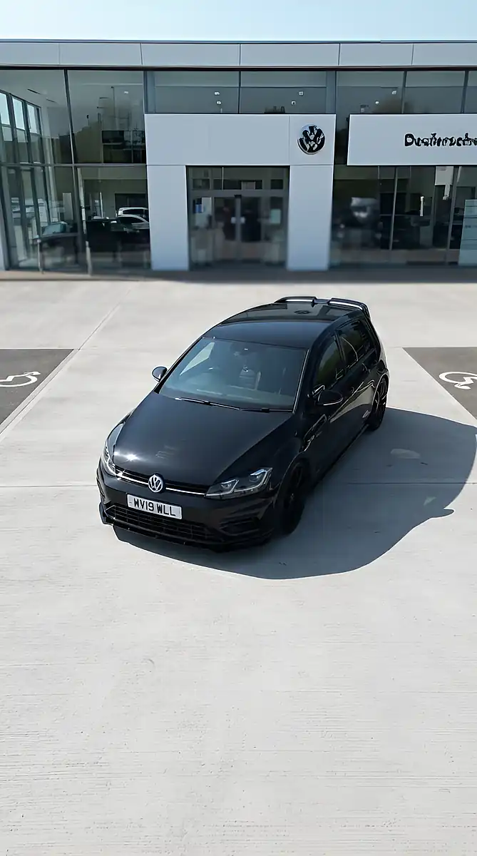 Used 2019 Volkswagen Golf R Black - Interior and Exterior details 18