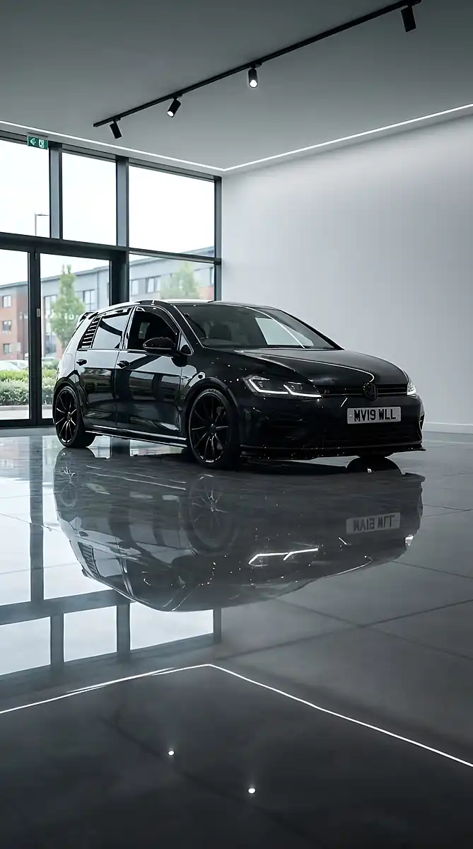 Used 2019 Volkswagen Golf R Black - Interior and Exterior details 2