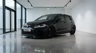 Used 2019 Volkswagen Golf R Black - Interior and Exterior details 3