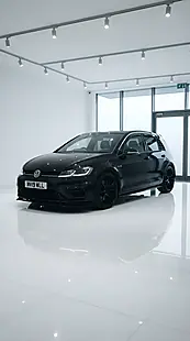 Used 2019 Volkswagen Golf R Black - Interior and Exterior details 8