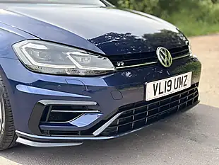 Used 2019 Volkswagen Golf R Blue - Interior and Exterior details 11