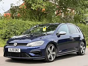 Used 2019 Volkswagen Golf R Blue - Interior and Exterior details 4