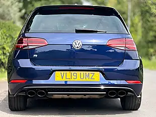 Used 2019 Volkswagen Golf R Blue - Interior and Exterior details 9
