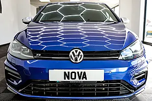 Used 2019 Volkswagen Golf R Blue - Interior and Exterior details 8