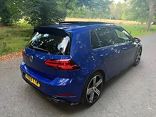 Used 2019 Volkswagen Golf R Blue - Interior and Exterior details 5