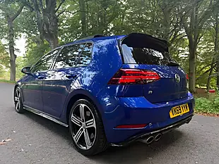 Used 2019 Volkswagen Golf R Blue - Interior and Exterior details 6