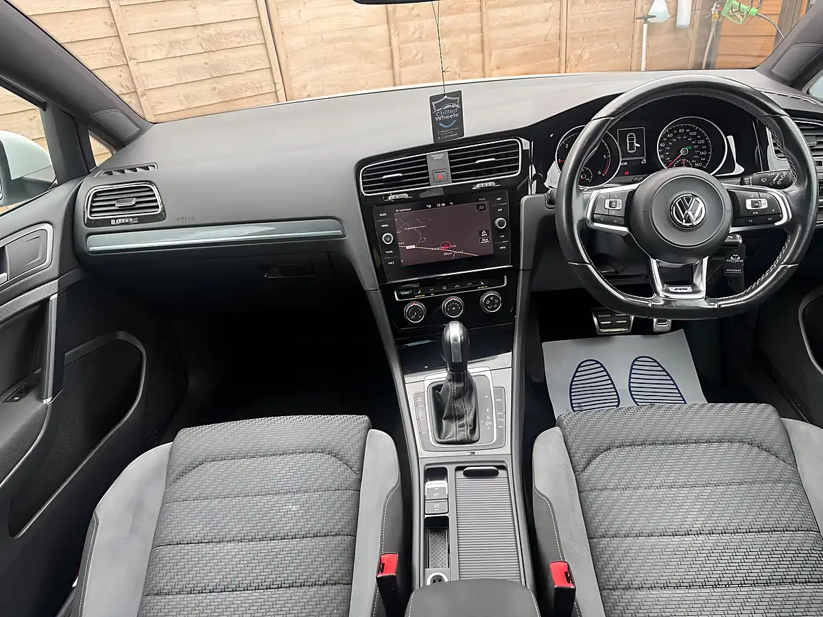 Used 2019 Volkswagen Golf R-Line White - Interior and Exterior details 9