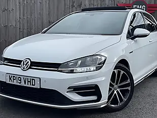 Used 2019 Volkswagen Golf R-Line White - Interior and Exterior details 11
