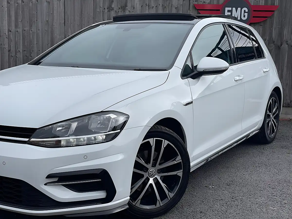 Used 2019 Volkswagen Golf R-Line White - Interior and Exterior details 12