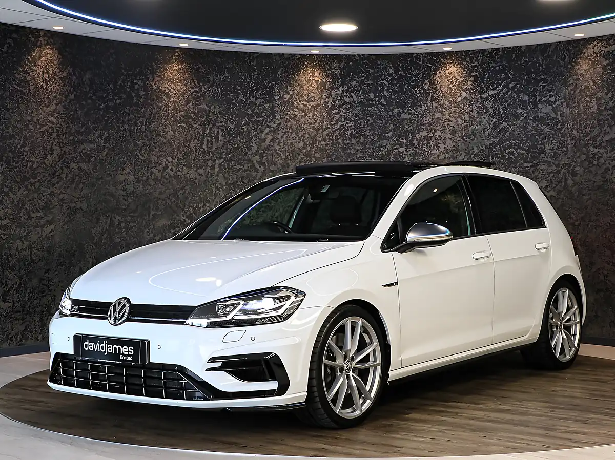 Used 2019 Volkswagen Golf R White - Interior and Exterior details 4