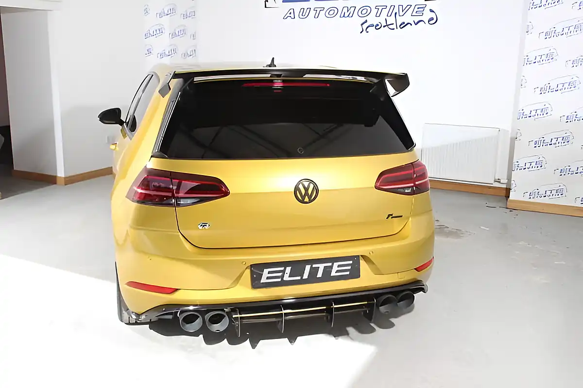 Used 2019 Volkswagen Golf R Yellow - Interior and Exterior details 13