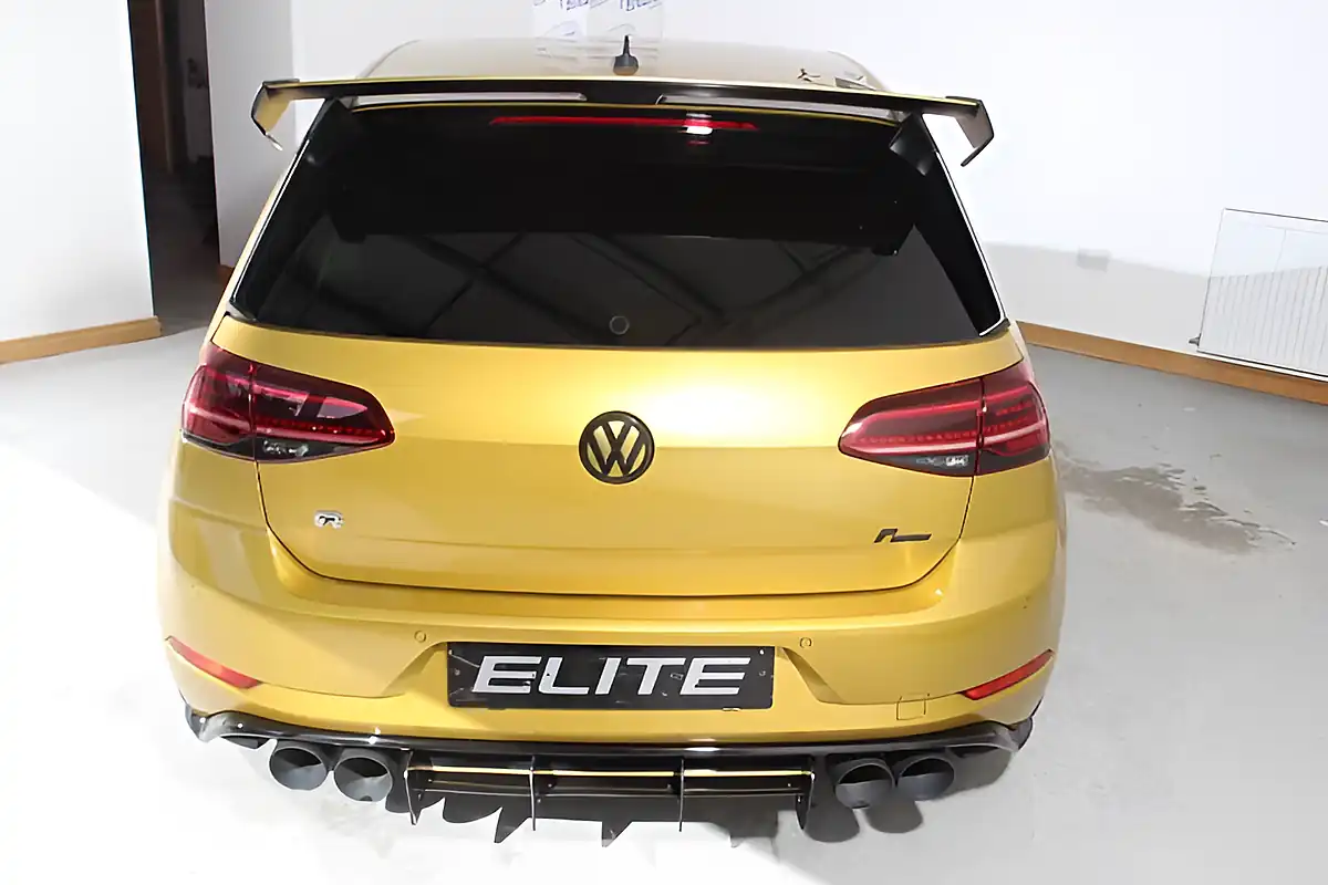 Used 2019 Volkswagen Golf R Yellow - Interior and Exterior details 14