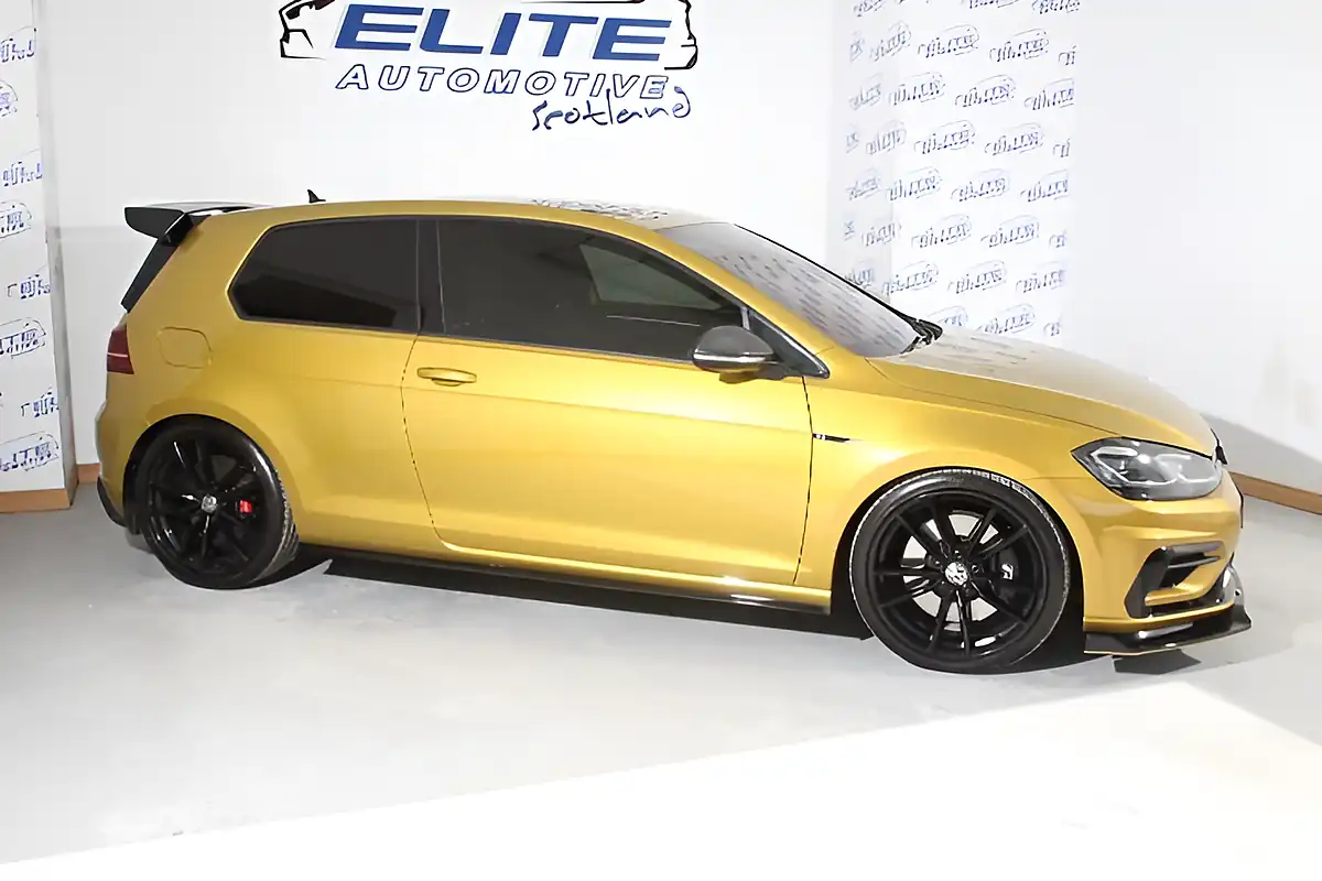 Used 2019 Volkswagen Golf R Yellow - Interior and Exterior details 2
