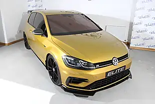 Used 2019 Volkswagen Golf R Yellow - Interior and Exterior details 8