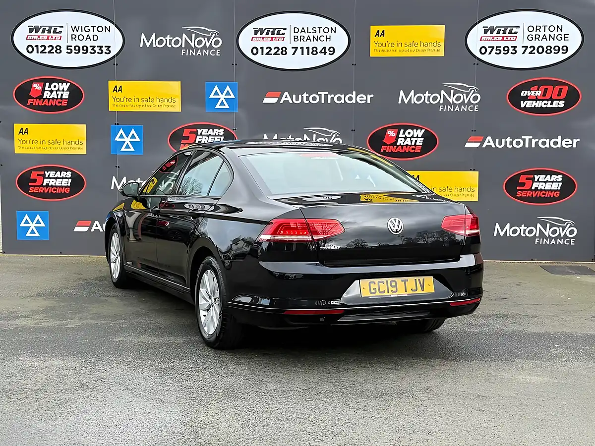 Used 2019 Volkswagen Passat S Black - Interior and Exterior details 3