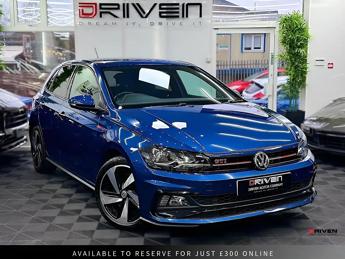 Used 2019 Volkswagen Polo GTI Reef Blue - Front View