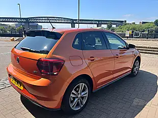 Used 2019 Volkswagen Polo R-Line Energetic Orange - Interior and Exterior details 3