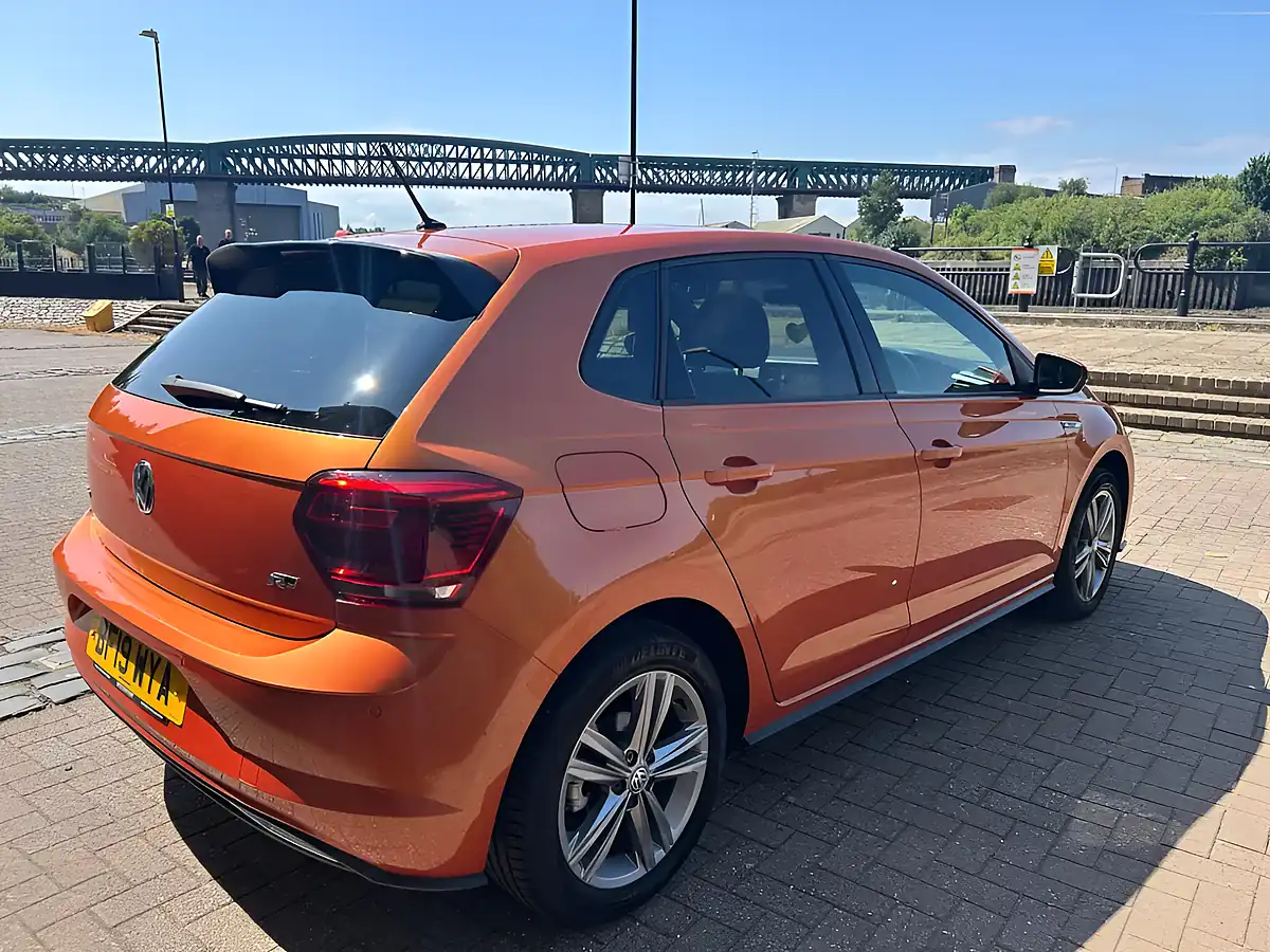 Used 2019 Volkswagen Polo R-Line Energetic Orange - Interior and Exterior details 3