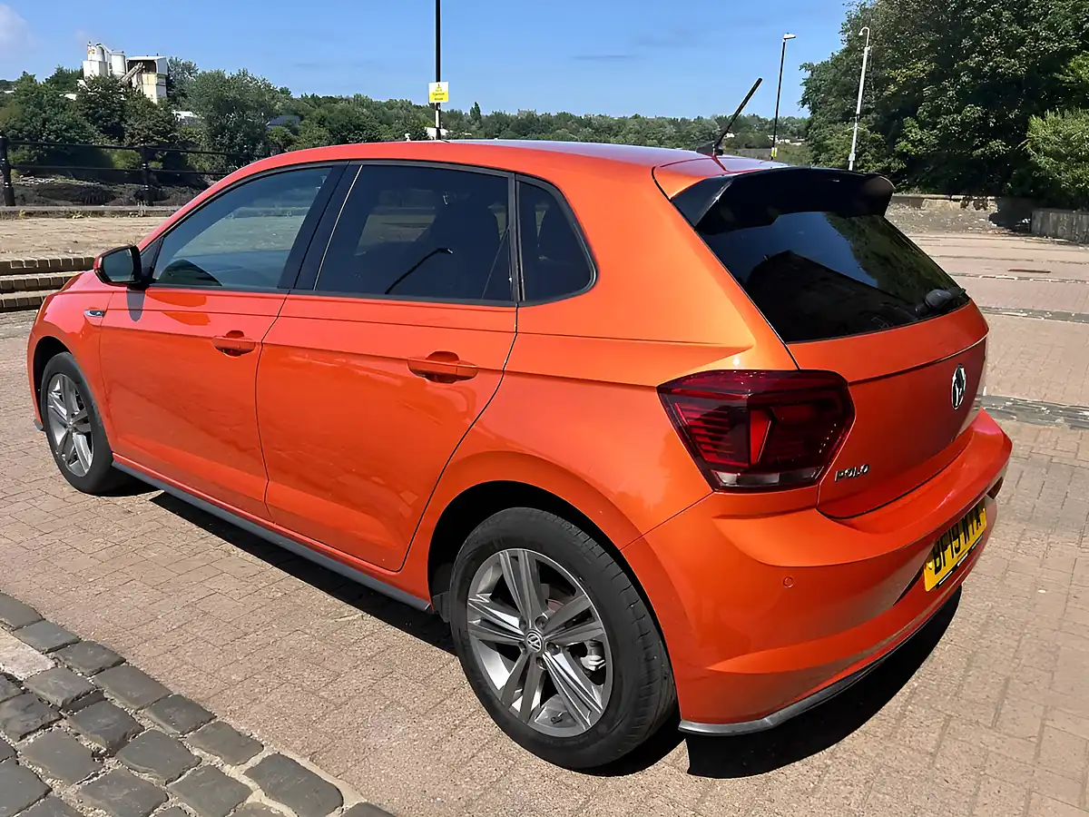 Used 2019 Volkswagen Polo R-Line Energetic Orange - Interior and Exterior details 7