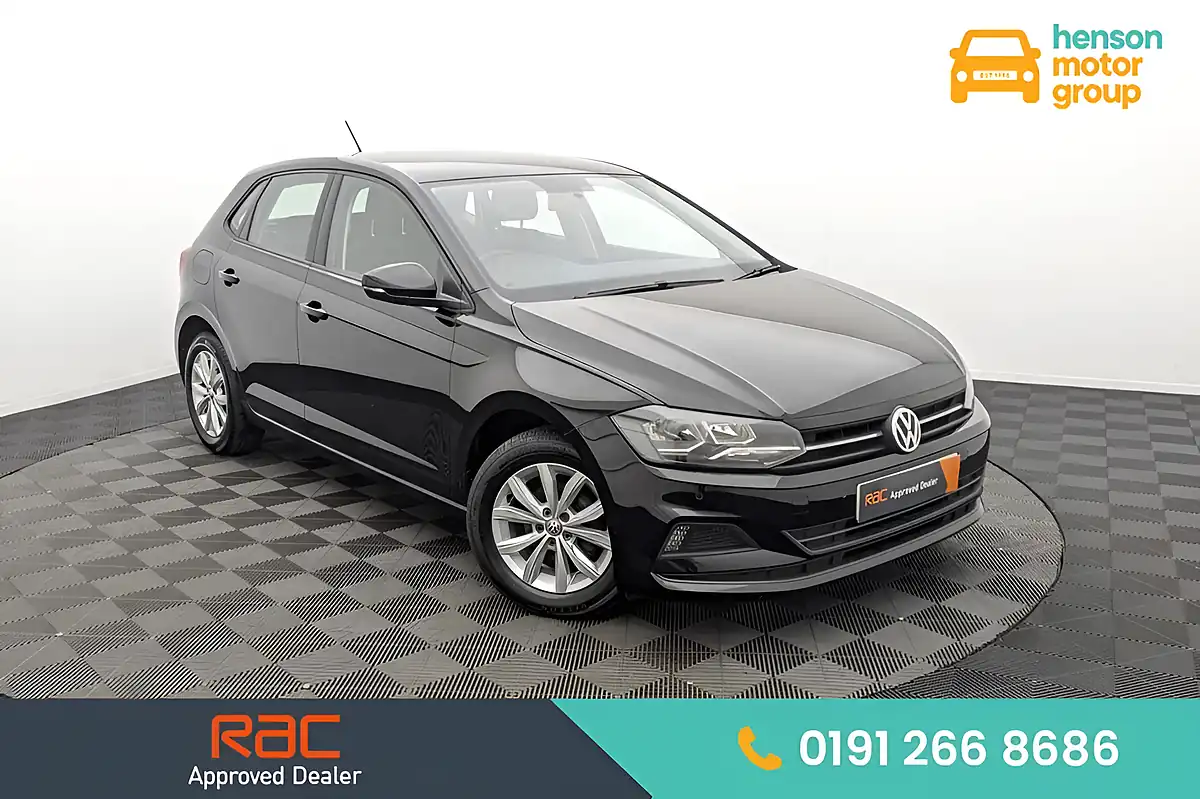 Used 2019 Volkswagen Polo Se Black - Front View