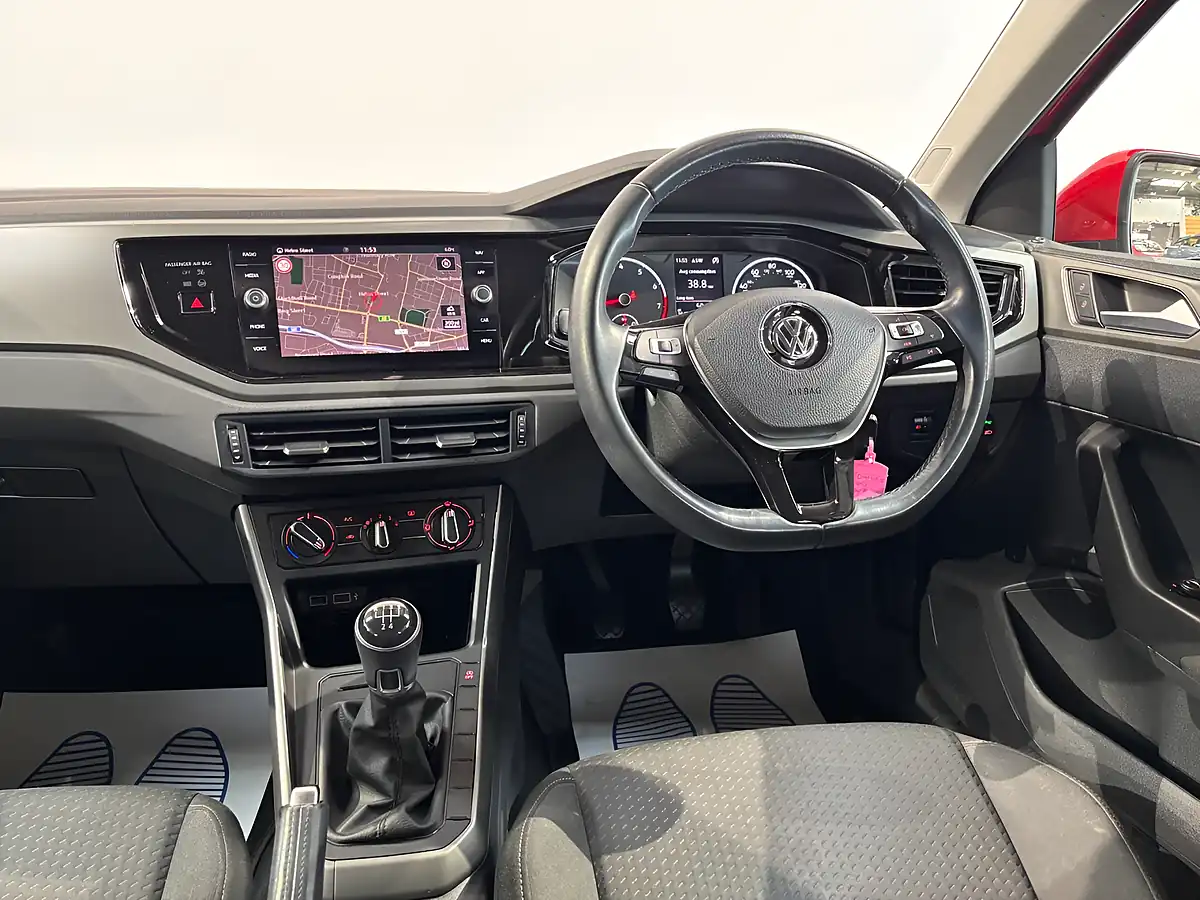 Used 2019 Volkswagen Polo Se Tech Edition Red - Interior and Exterior details 14