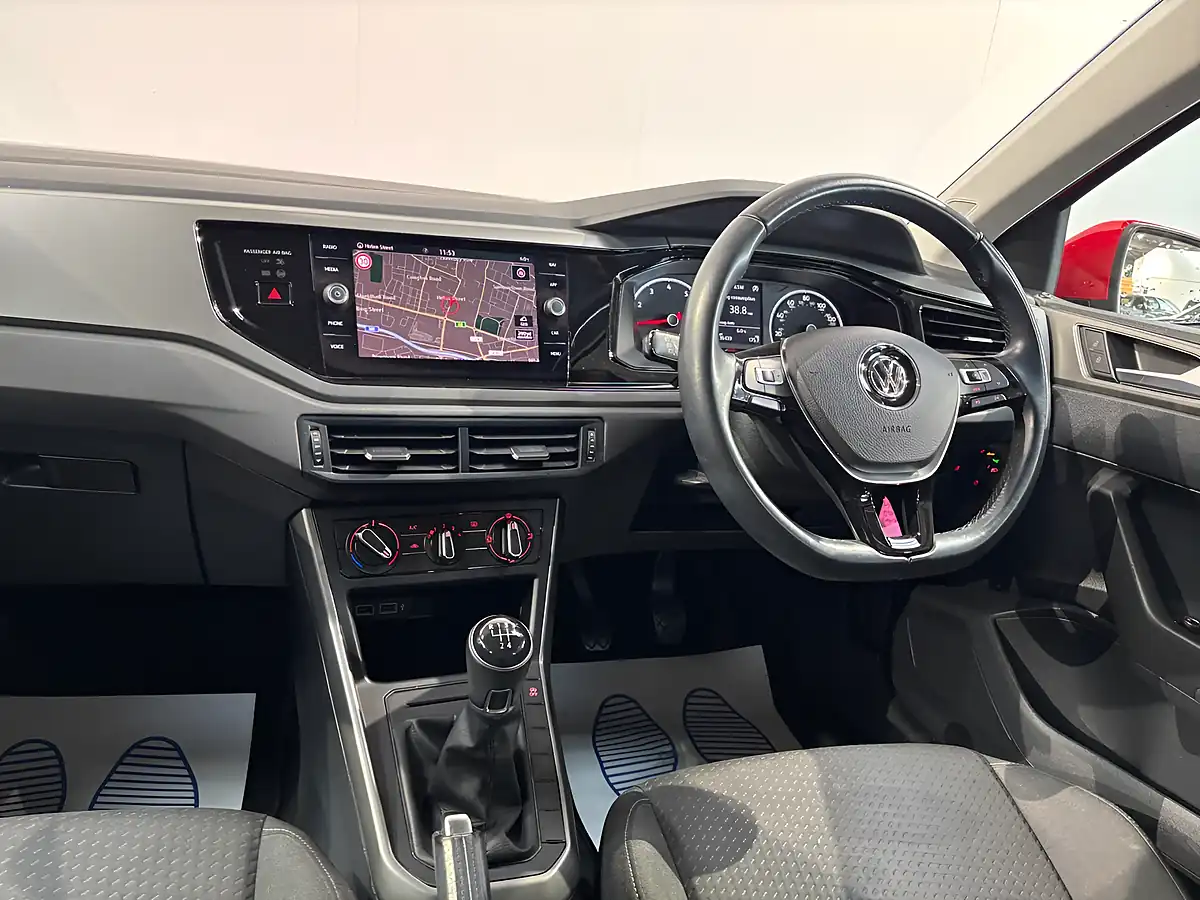 Used 2019 Volkswagen Polo Se Tech Edition Red - Interior and Exterior details 16