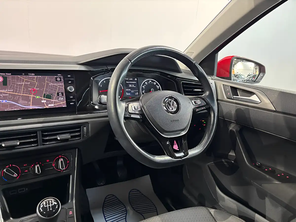 Used 2019 Volkswagen Polo Se Tech Edition Red - Interior and Exterior details 18
