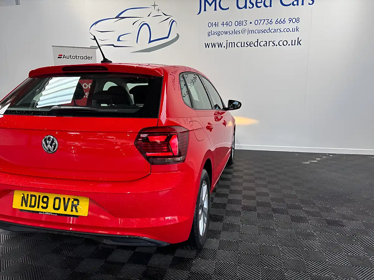Used 2019 Volkswagen Polo Se Tech Edition Red - Interior and Exterior details 8
