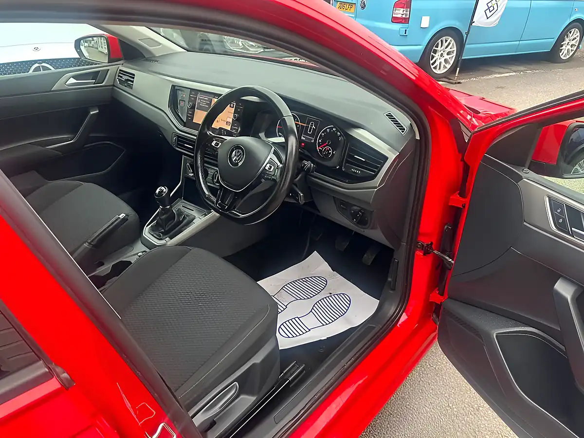 Used 2019 Volkswagen Polo Se Tech Edition Red - Interior and Exterior details 15