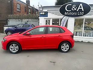 Used 2019 Volkswagen Polo Se Tech Edition Red - Interior and Exterior details 5