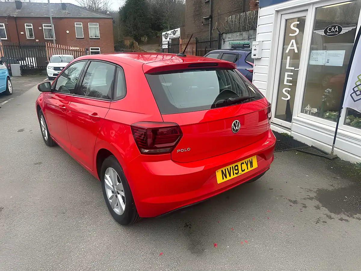 Used 2019 Volkswagen Polo Se Tech Edition Red - Interior and Exterior details 6
