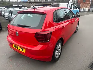 Used 2019 Volkswagen Polo Se Tech Edition Red - Interior and Exterior details 8