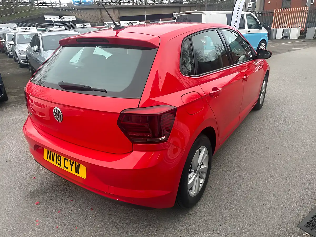 Used 2019 Volkswagen Polo Se Tech Edition Red - Interior and Exterior details 8