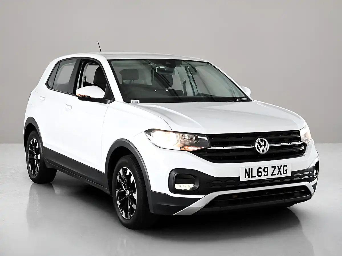 Used 2019 Volkswagen T-Cross S Edition White - Front View