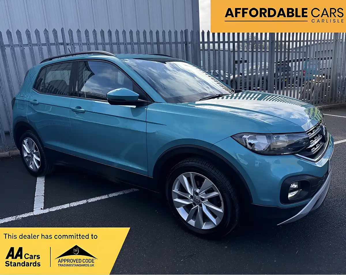 Used 2019 Volkswagen T-Cross Se Metallic Turquoise - Front View